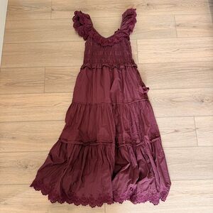 Madewell Lucie Embroidered Cotton Dress